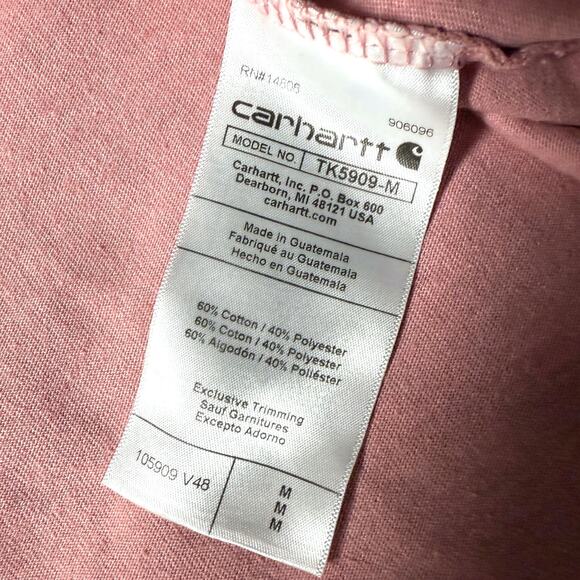 Carhartt Relaxed Fit Big Logo T-shirt Men’s M - Work Streetwear Preppy Casual - Picture 12 of 15